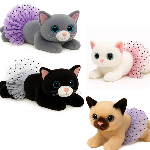 Ballerina Cat 12" Plush
