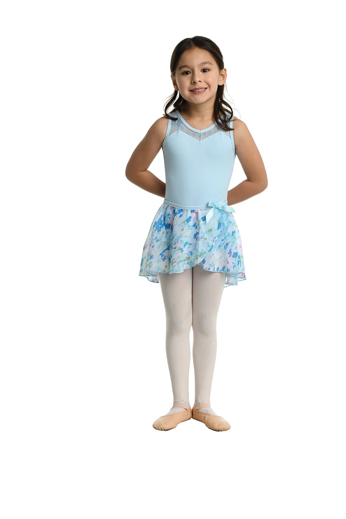 Girls Collette Pastel Flower Skirt