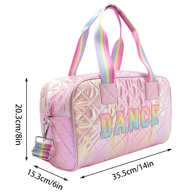 Quilted Dance Medium Duffel Bag