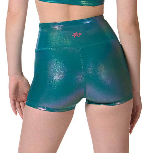 Girls Ignite Emerald Compression Shorts