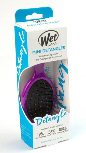 Wet Brush Mini Detangler - Purple