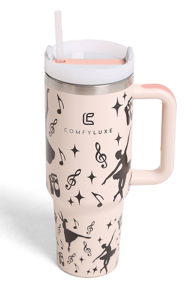 Music Dancers 40oz Handle Tumbler