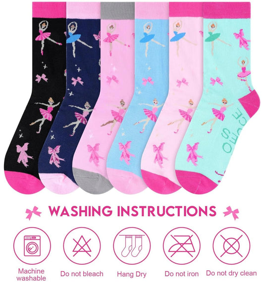 Ladies Dance Socks (One Pair)