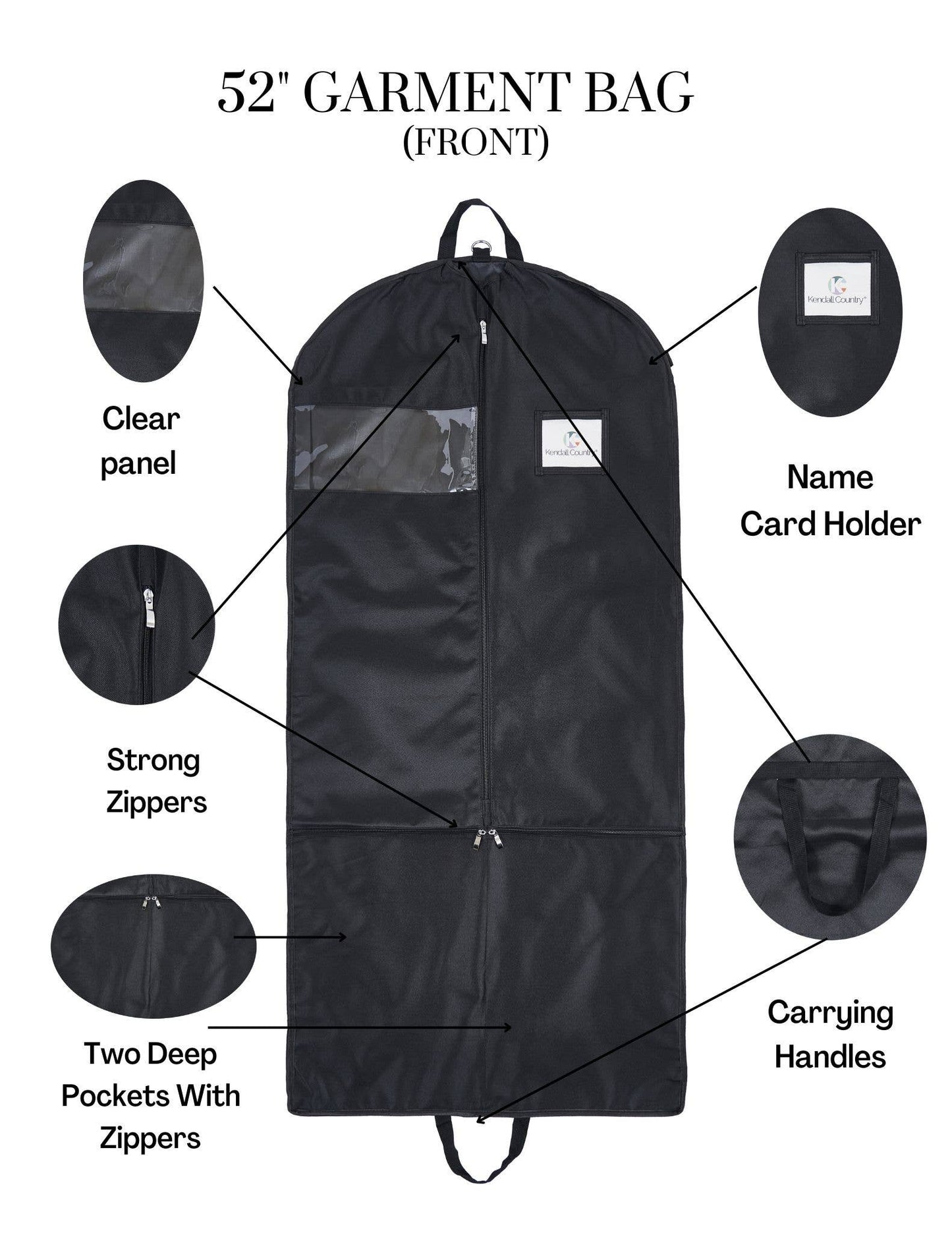 52" Waterproof Garment Bag
