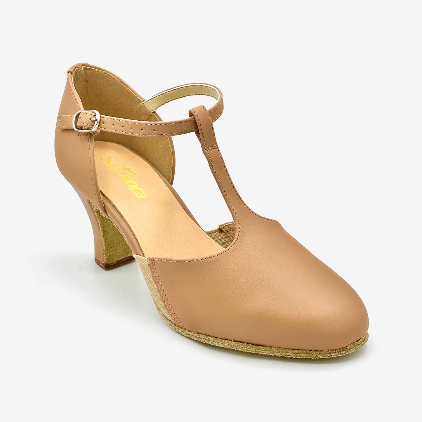 Adult Connie 2.5" T-Strap Suede Sole Character Shoe
