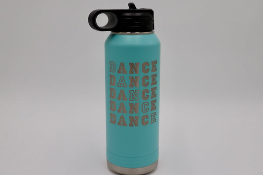 "Dance Dance Dance" 32oz Water Bottle