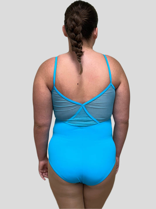 Ladies Mesh Back Camisole Leotard