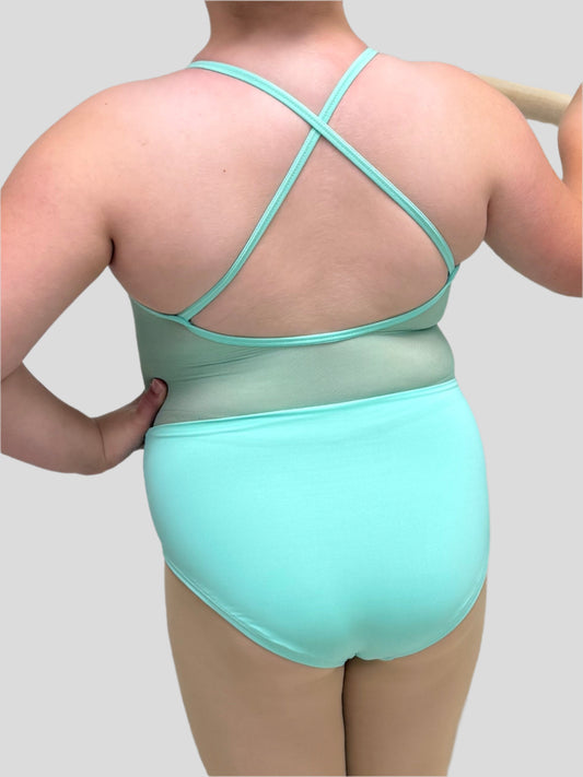 Ladies Crisscross Back Cami Leotard