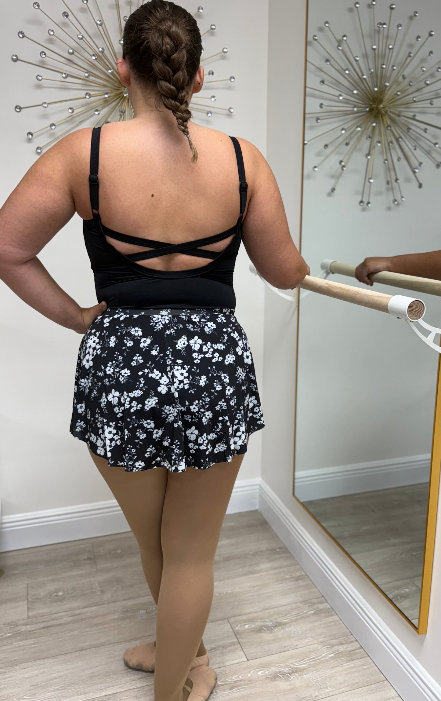 Ladies Printed Pull-On Skirt