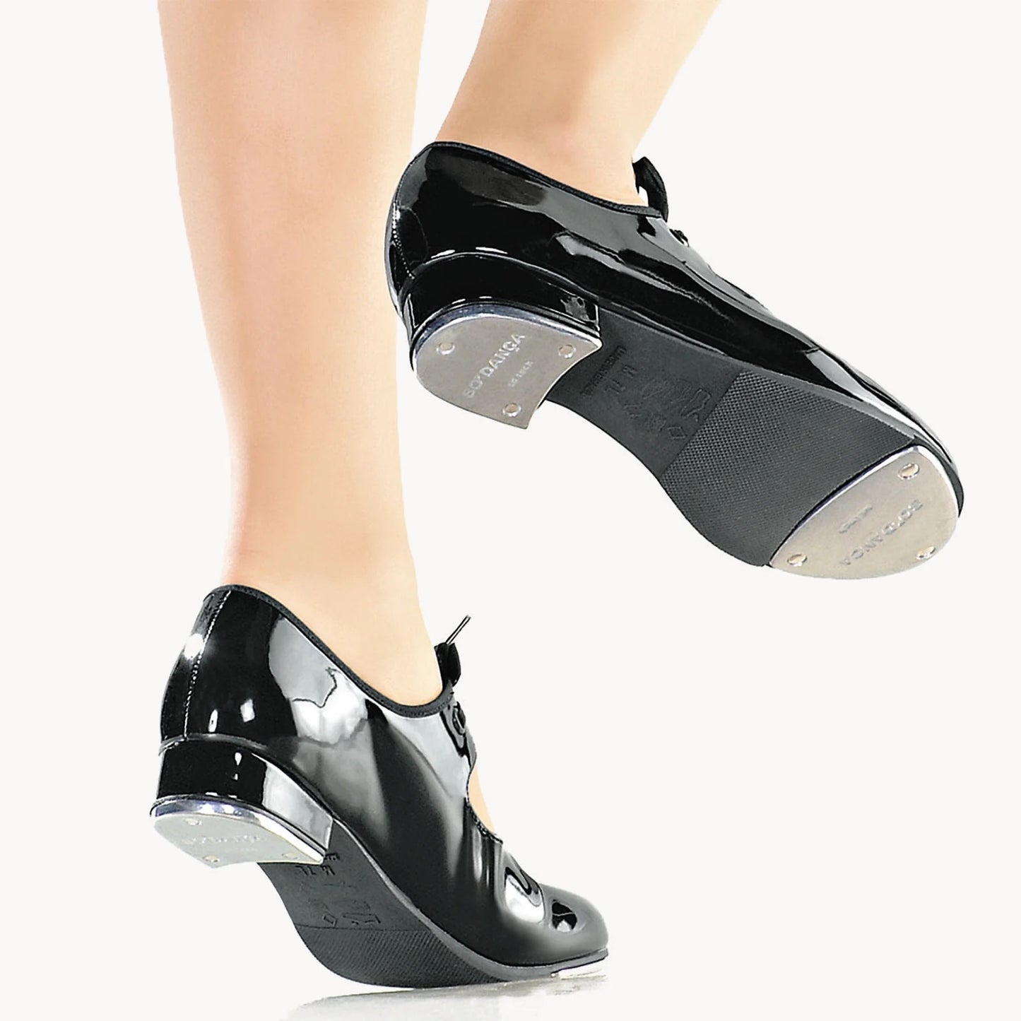 Youth Val Tyette Vegan Tap Shoe with Snaps