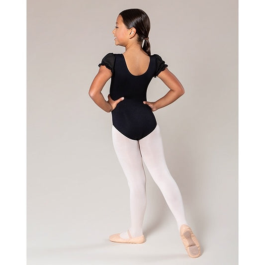 Girls Eleanor Puff Sleeve Leotard