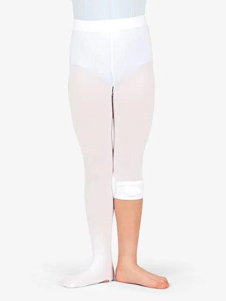 Youth Convertible Tights with Smooth Self-Knit Waistband