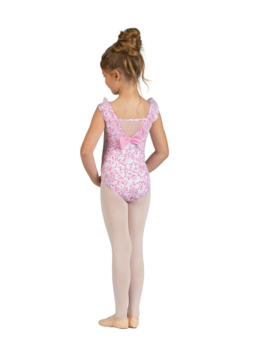 Girls Emory Floral Print Leotard