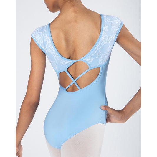 Girls Mila Cross-Back Lace Leotard