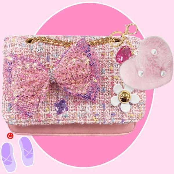 Ballerina Beauty Classy Crossbody Purse & Makeup Set