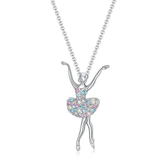 Ballerina Pendant Necklace