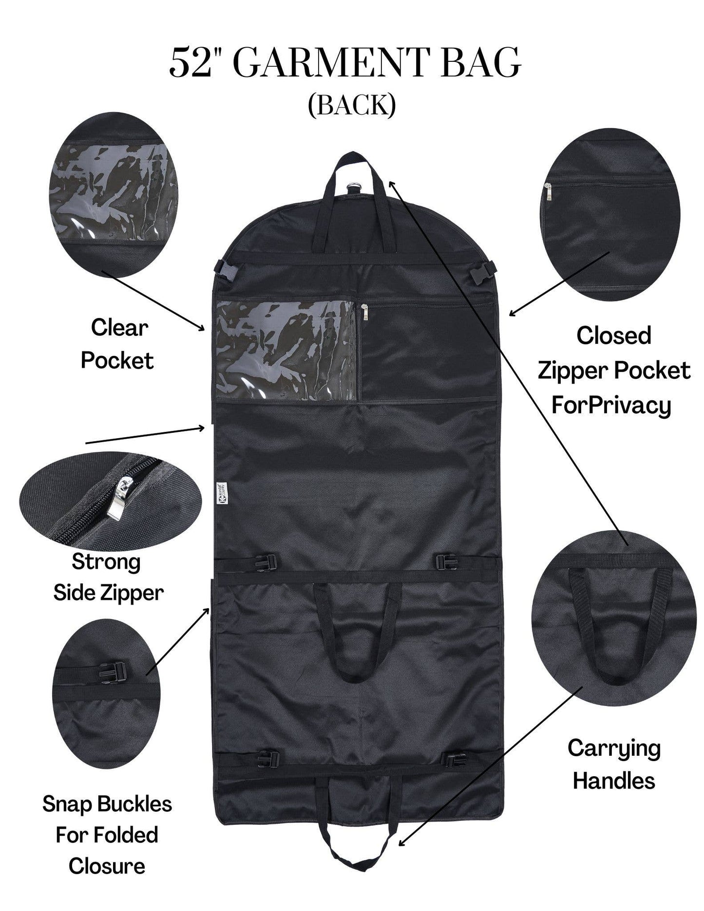 52" Waterproof Garment Bag