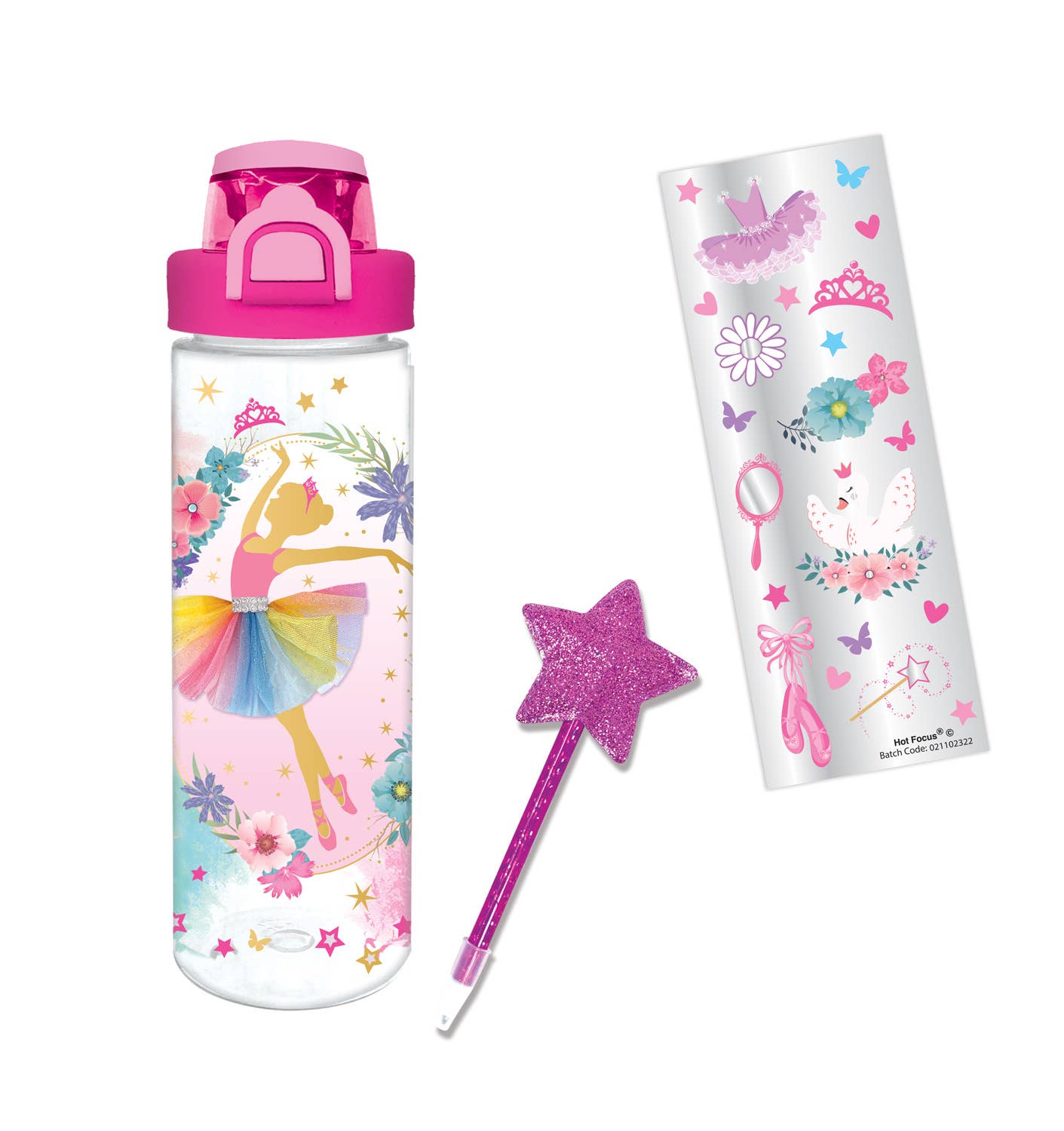 Ballerina Beauties Water Bottle Gift Set