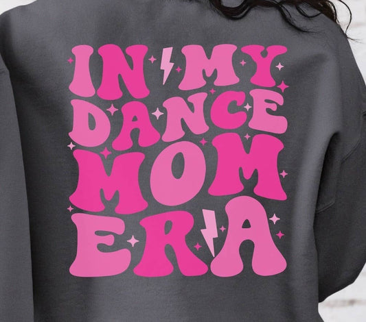 In My Dance Mom Era Pink Wave Short Sleeve Tee