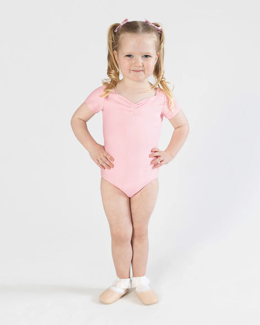 Girls Wonder Bow Back Leotard
