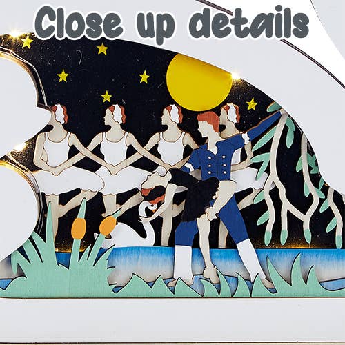 Swan Lake Lighted Dance Stage