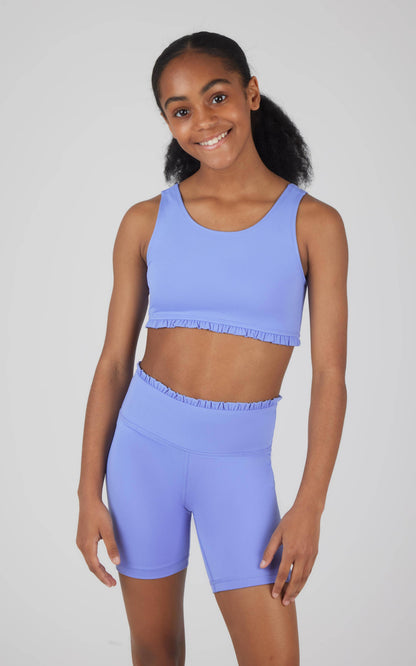 Girls Lux Ruffle Top & Short Set