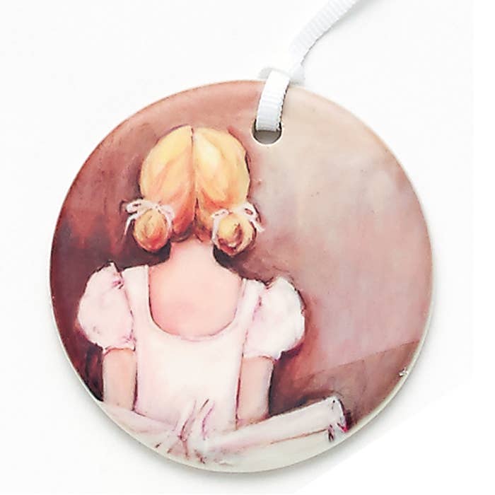 Ballerina Medallion Ornament