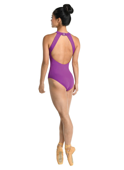 Ladies Adele Twist Halter Leotard