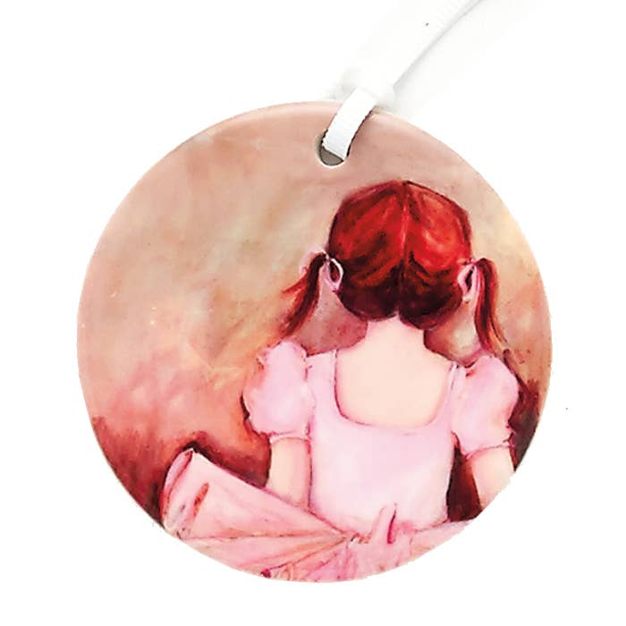 Ballerina Medallion Ornament