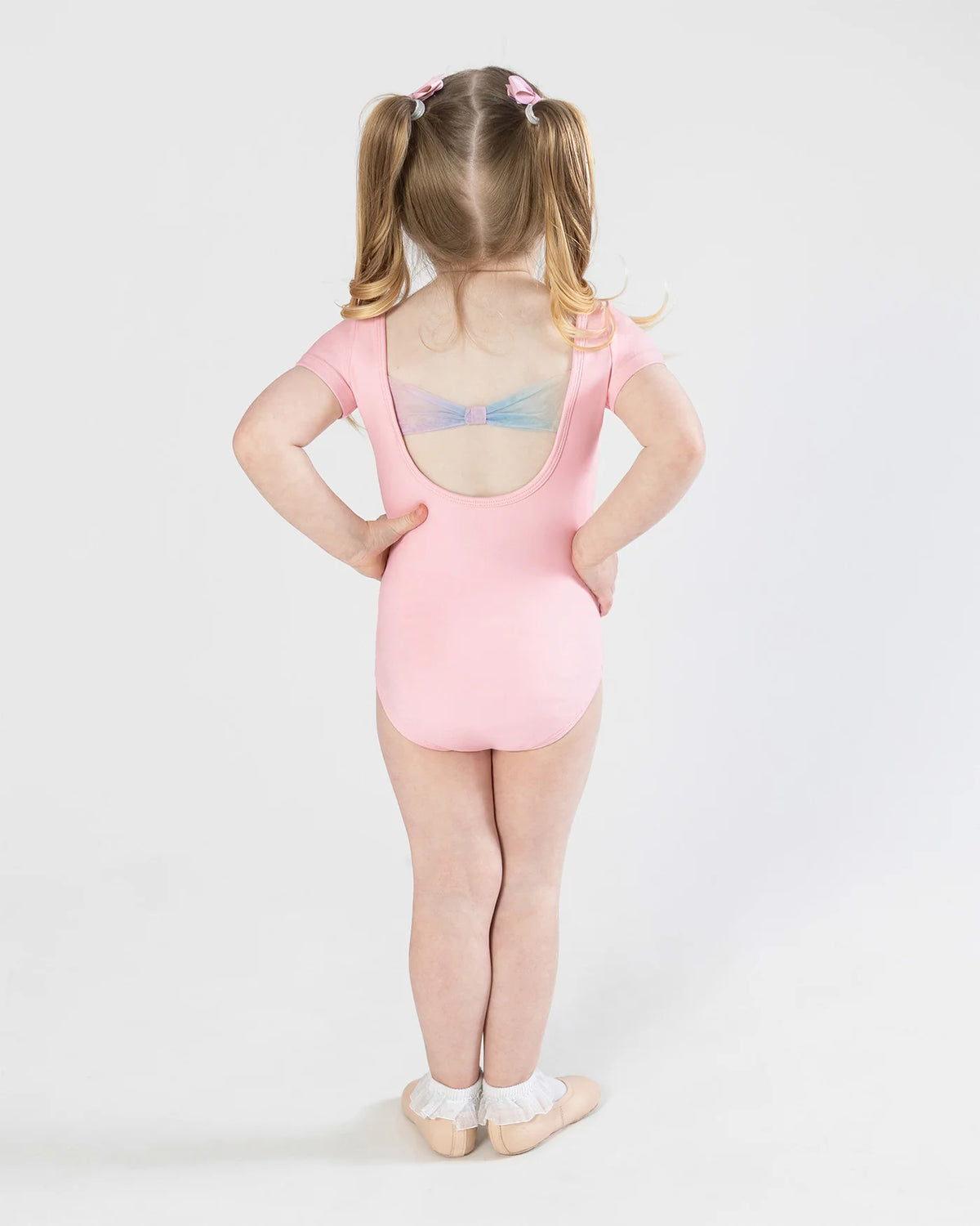 Girls Wonder Bow Back Leotard
