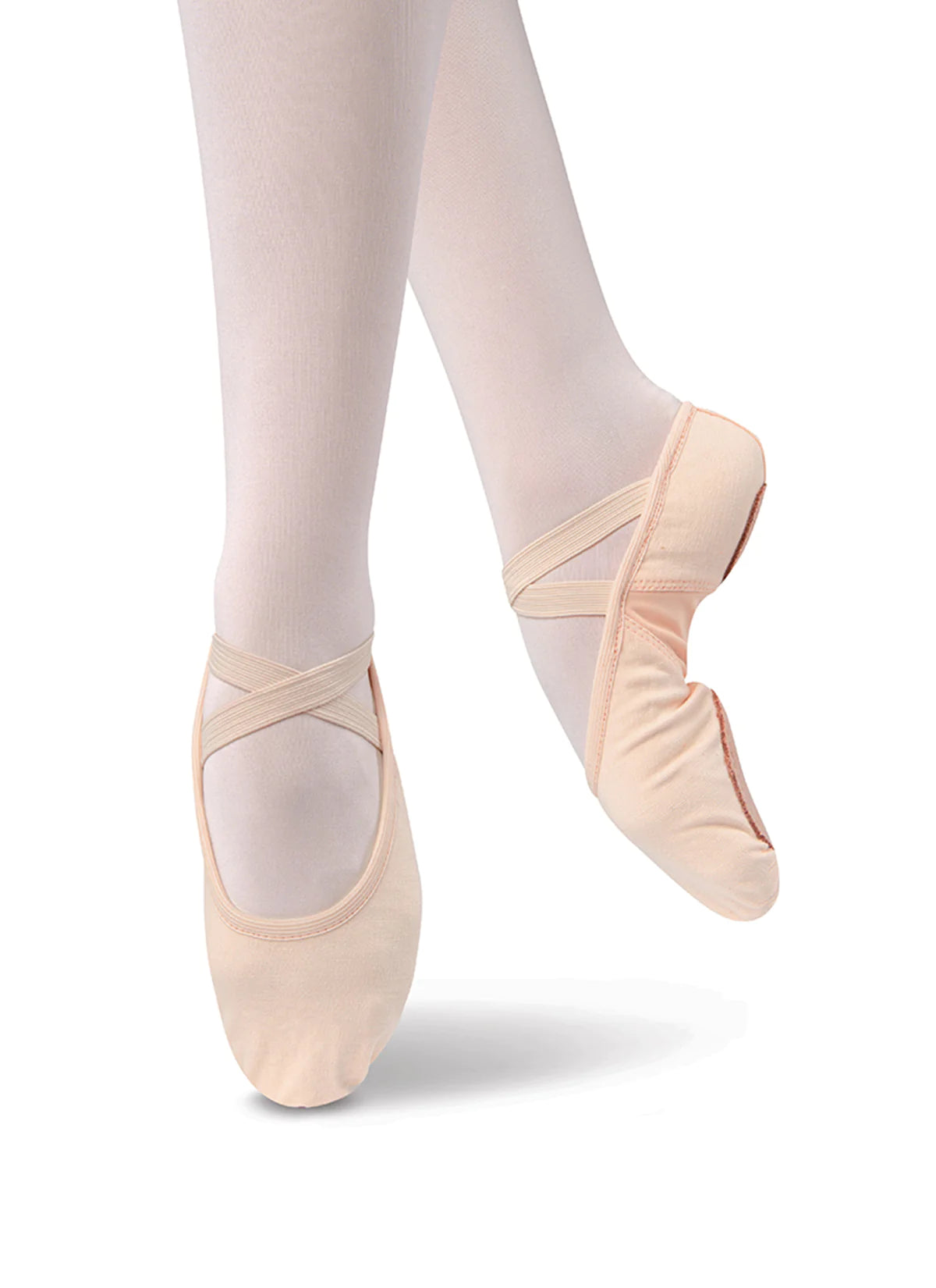 Youth Stretch Split Sole Canvas Ballet Shoe