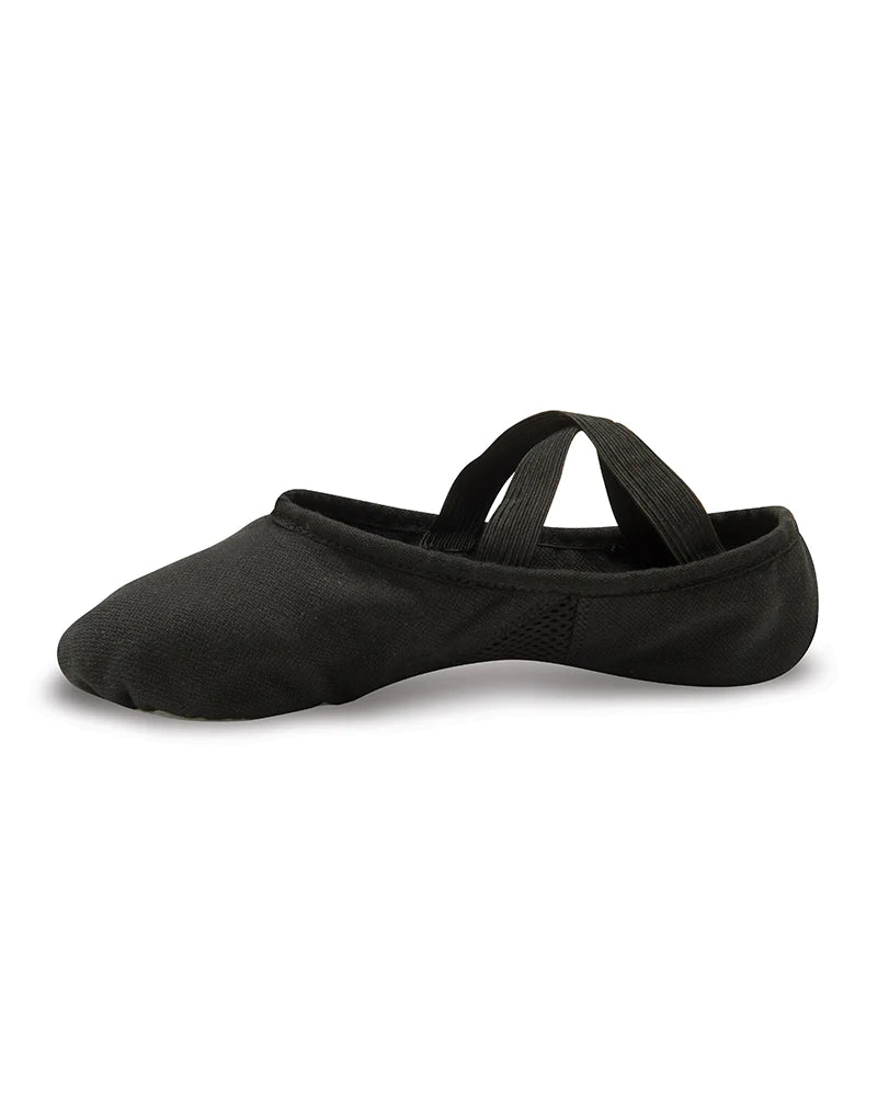 Youth Stretch Split Sole Canvas Ballet Shoe