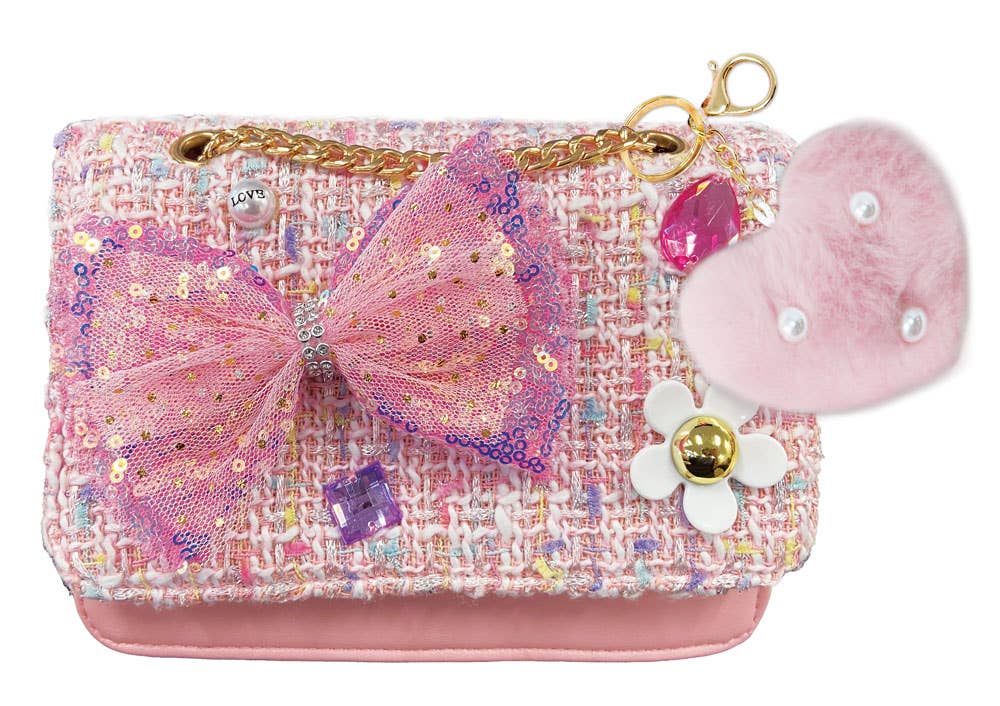 Ballerina Beauty Classy Crossbody Purse & Makeup Set