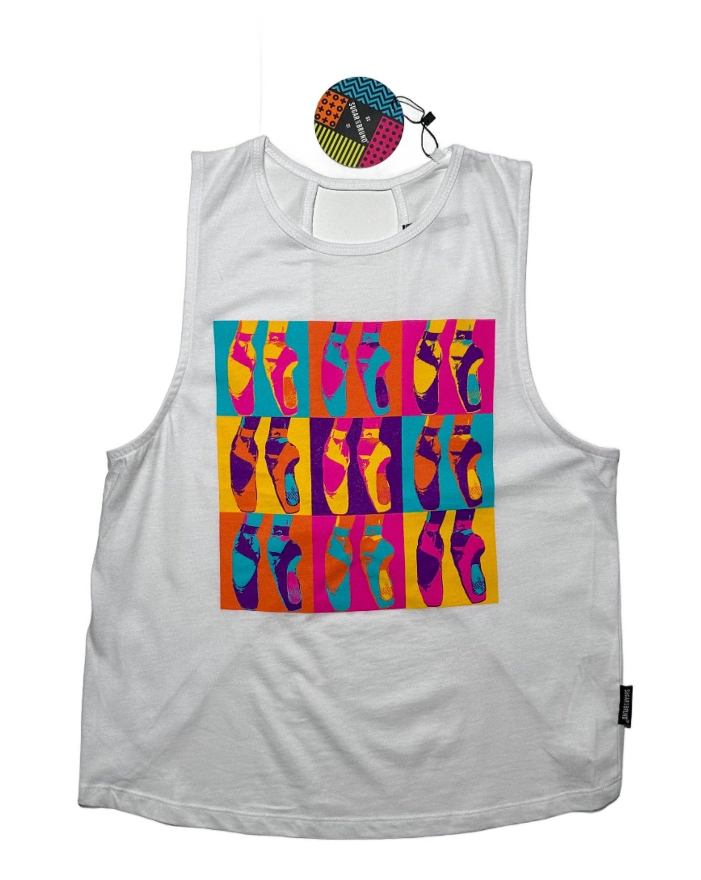 Ladies Warhol Pointe Shoe Pony Tank Top