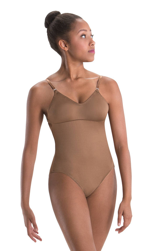 Ladies Convertible Strap Camisole Leo w/Removable Cups