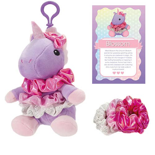 Scrunch Bunch Unicorn Bag Tag
