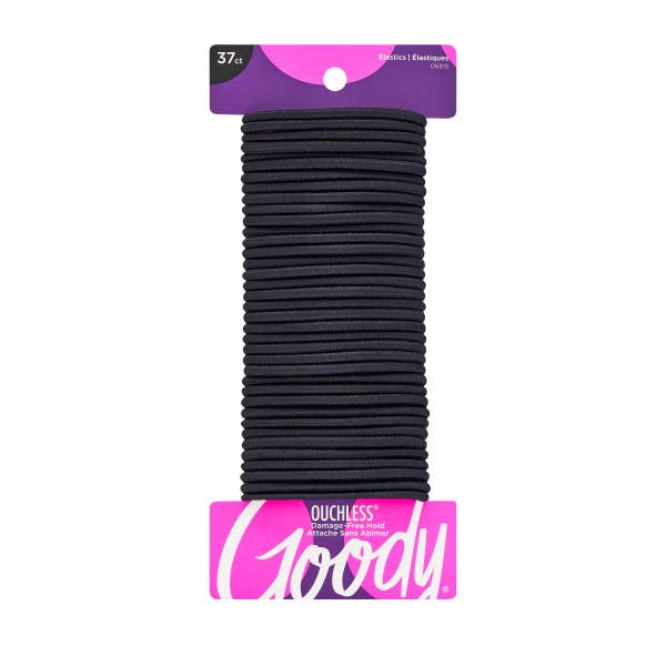 ELASTICS OUCHLESS BLACK-37 CT
