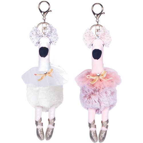 Swan Ballerina Bag Tag