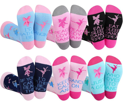 Ladies Dance Socks (One Pair)