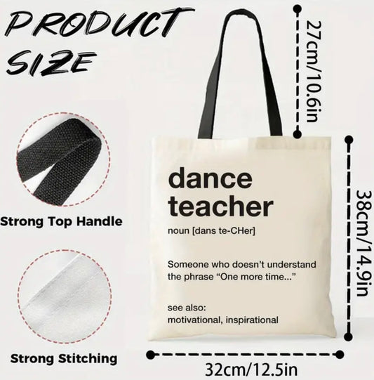 Dance Teacher Tote Bag