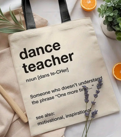 Dance Teacher Tote Bag