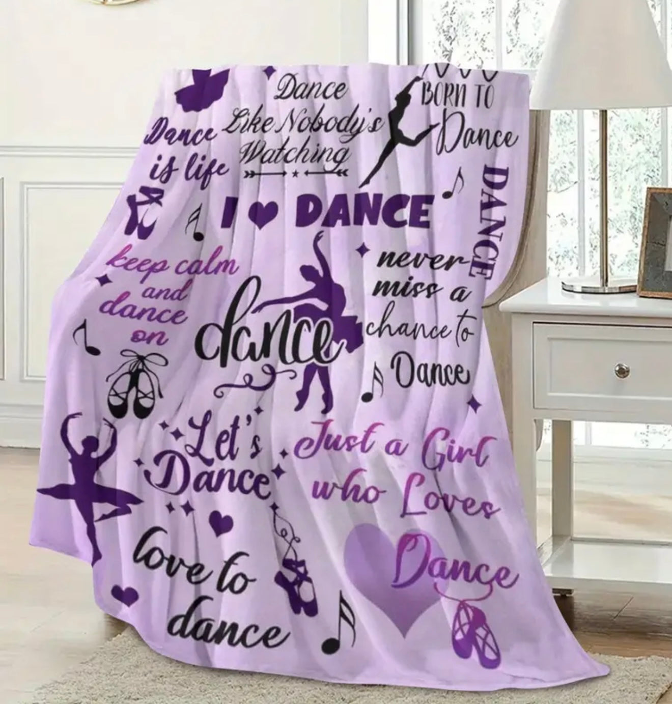 I Love Dance 50"x60" Blanket