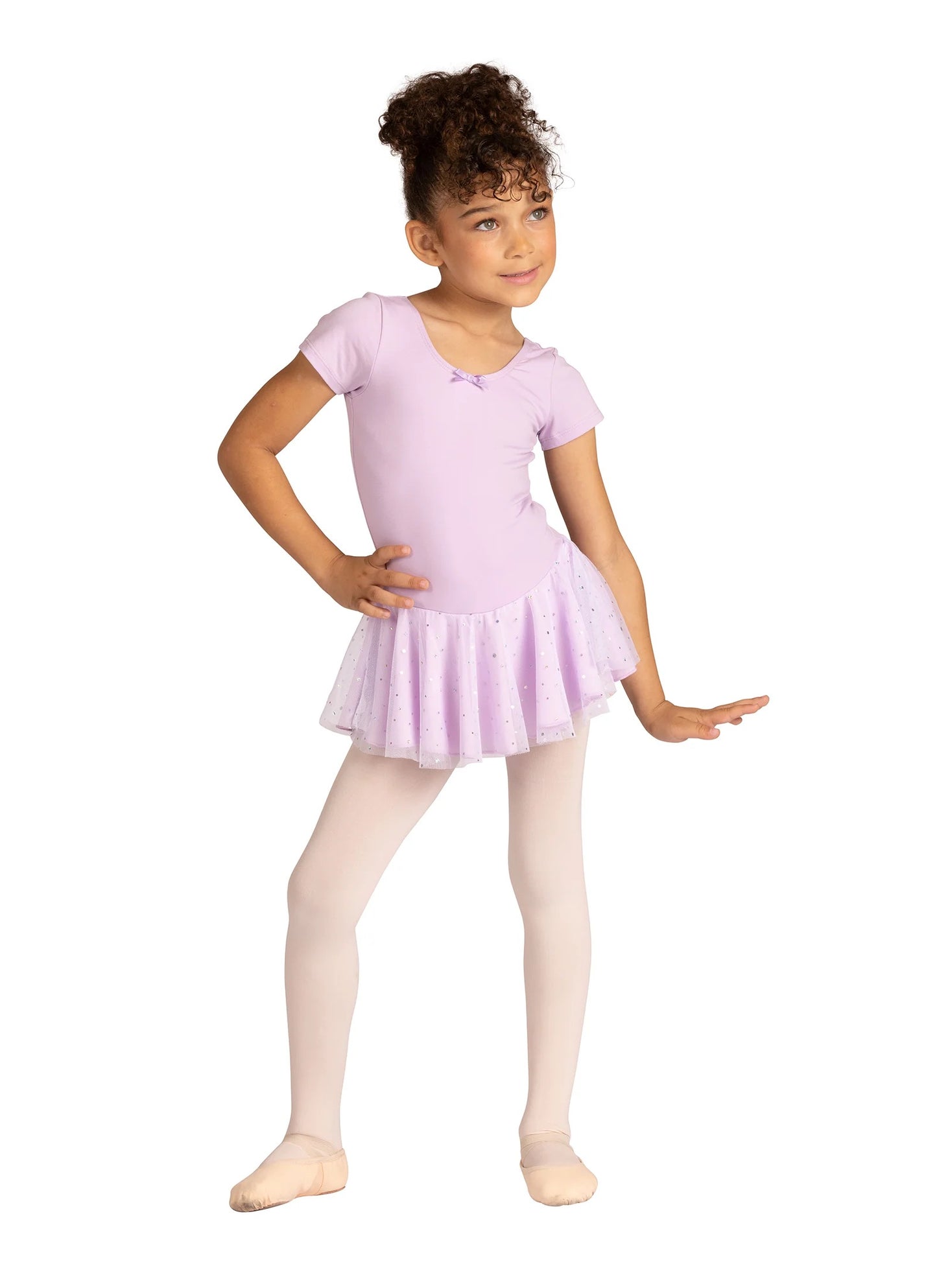 Girls Madeline SS Dress w/Glitter Skirt