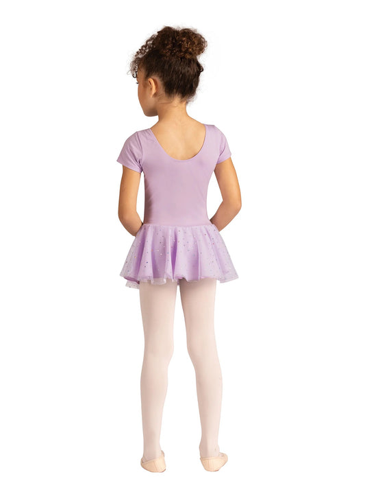 Girls Madeline SS Dress w/Glitter Skirt