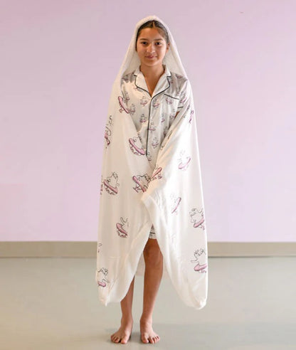 Paw De Chat Hooded Blanket