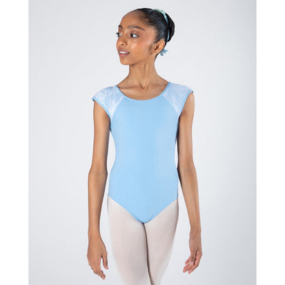 Girls Mila Cross-Back Lace Leotard