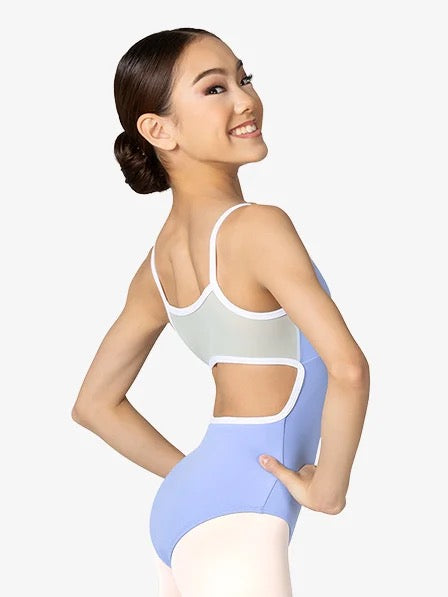 Girls M2 Pinch Front Camisole Leotard