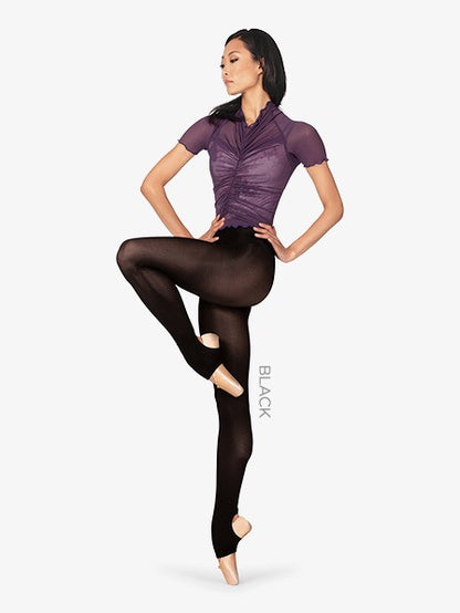 Adult Microfiber Stirrup Tights