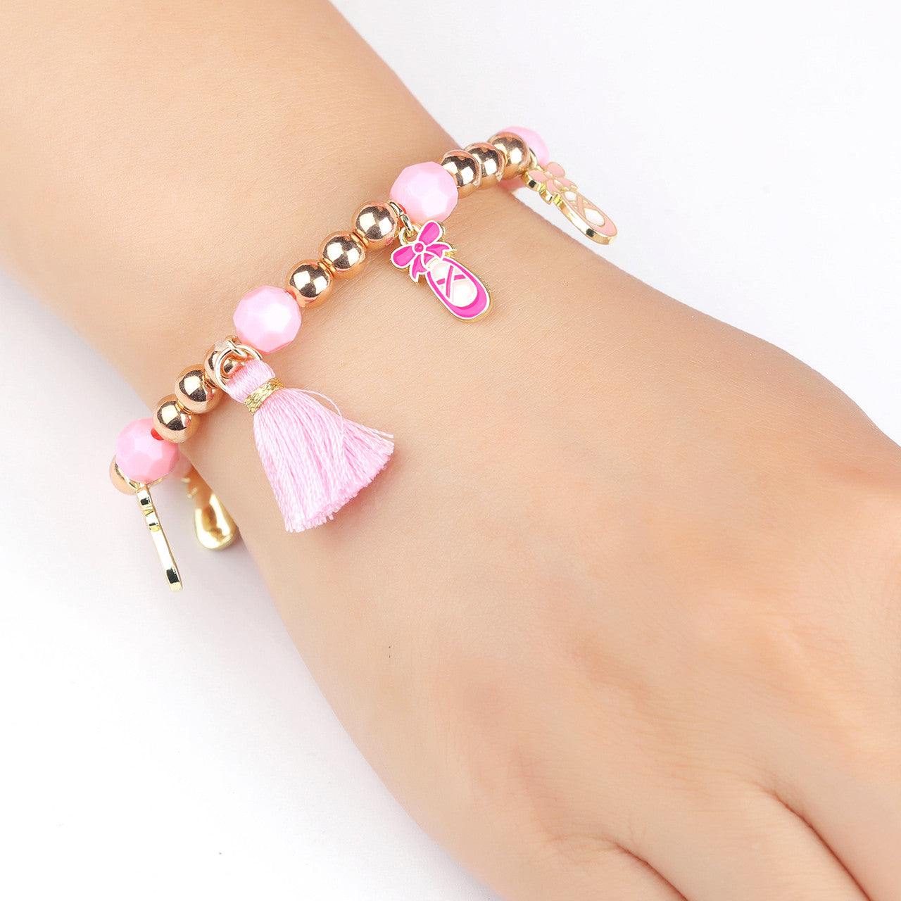 Ballet Bliss Beaded Bracelet