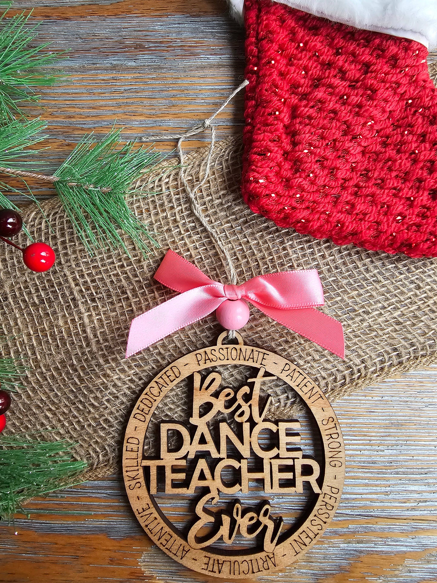 Best Dance Teacher Ever Ornament